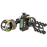 Trophy Ridge Digital React Trio Bow Sight - 2 Micro Adjustable Horizontal Pins, 1 Vertical Pin, Digital Readout, Fast Setup, Dead Set Accuracy, 5 Customizable Profiles, 4 Brightness Settings