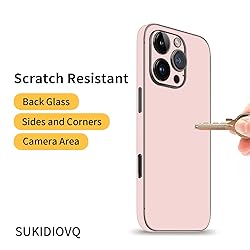 SUKIDIOVQ for 2 Pack iPhone 16 Pro Skin Wrap Phone