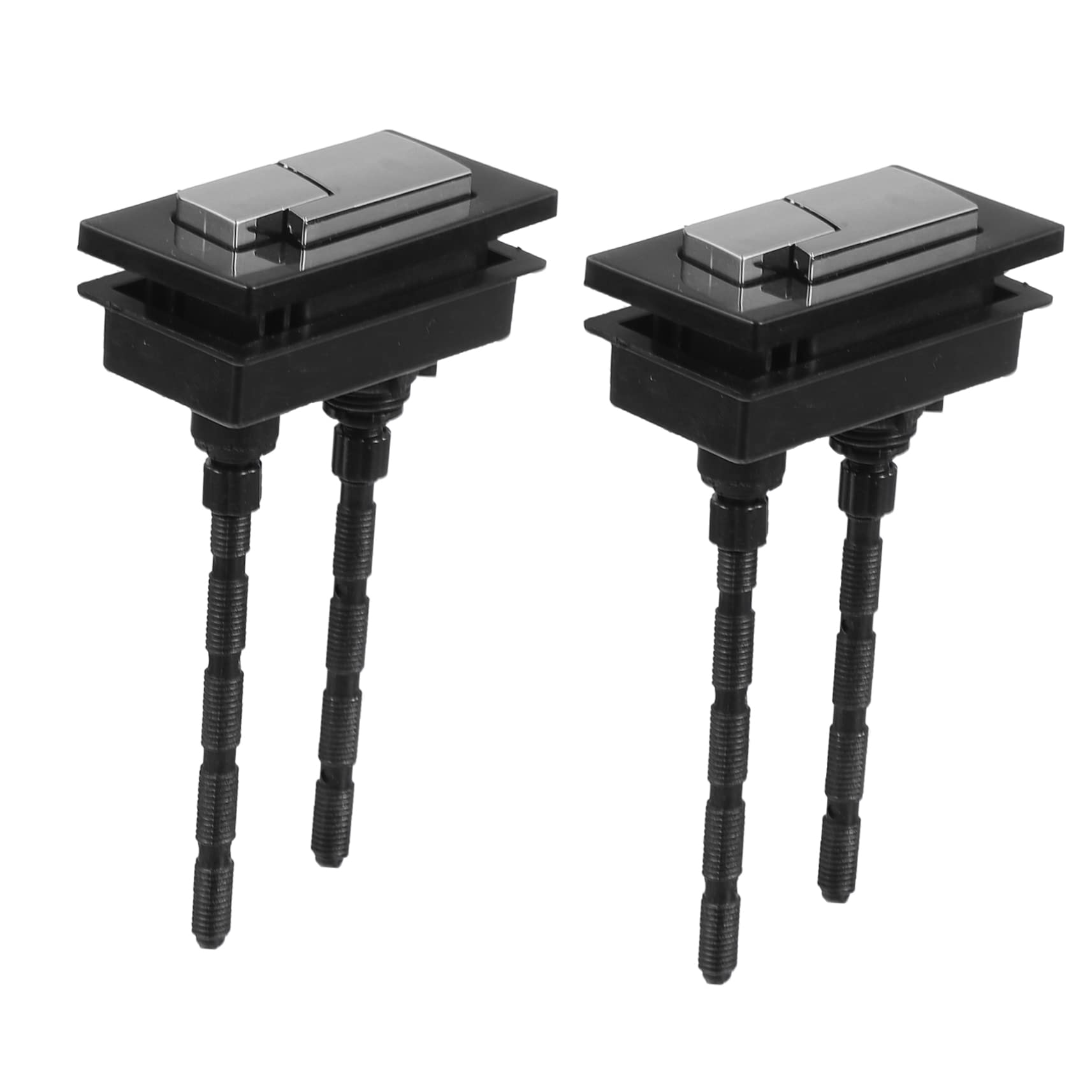 Cabilock Stable Performance Toilet Flush Button 2pcs Set Suitable for Home and Hotel Easy Installation Random Style