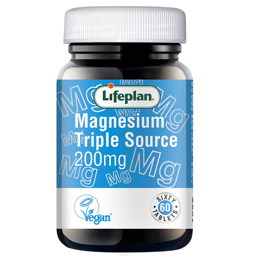 Lifeplan Triple Source Magnesium 200mg 60 Tablets