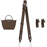 jiesinlov Cowhide Bags Straps Replacement Adjustable Crossbody Shoulder Strap Conversion Kit Fit for Le Pliage Small(Terra)