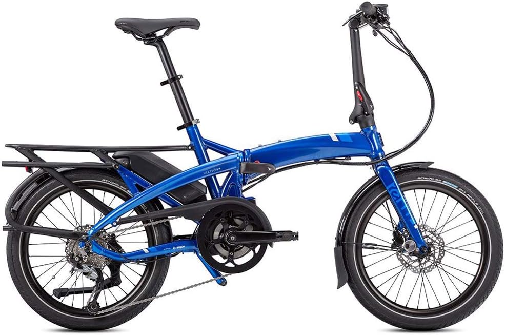 Tern Faltrad Vektron Q9 Fahrrad E-Bike 9 Gang Blau Alu 25 km/h Kettenschaltung Shimano 36V 250W, CB19EHPC09HLRSL23