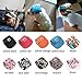 Dog Hat-Pet Baseball Cap/Dogs Sport Hat/Visor Cap with Ear Holes and Chin Strap for Small Dogs (Size M, Blue) by Happy Hours