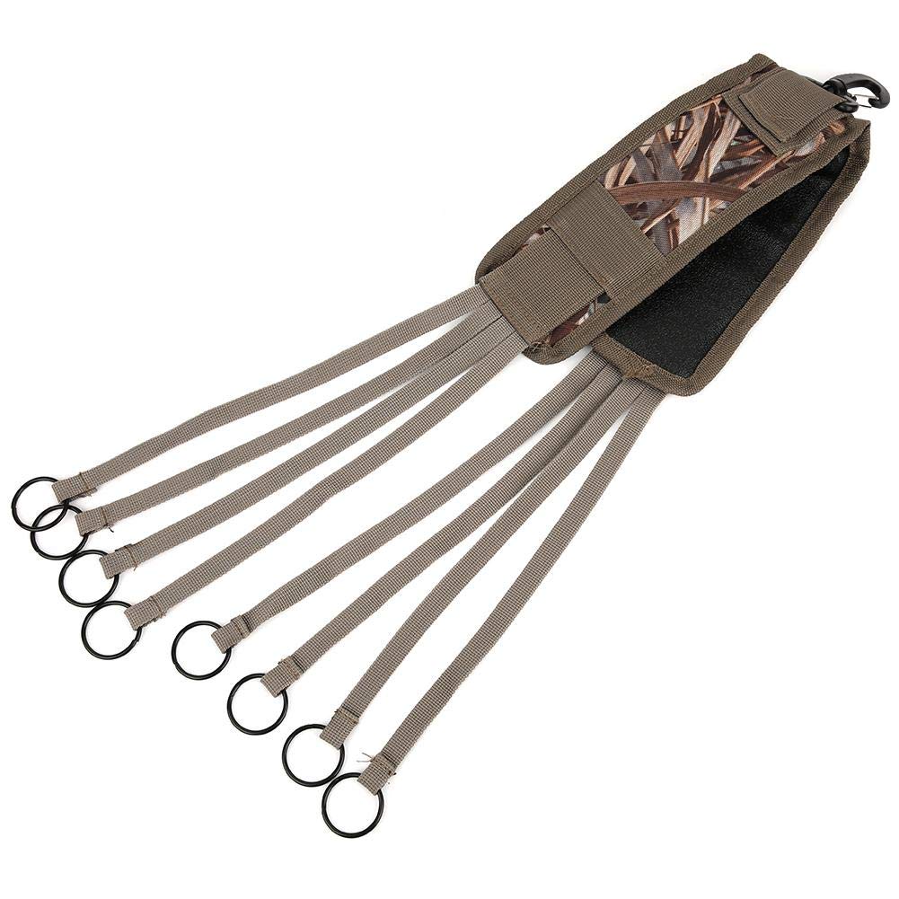 Vbest life Leather Hunting Duck Strap Game Carrier Camouflage Hunting Duck Strap Multifunction Game Tote Hanger Carrier Belt Accessories (Hunting Duck Strap)