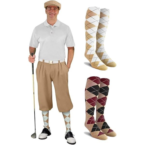 Amazon.com: Mens Multi Style Gold Golf Outfit - Matching