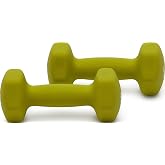 Amazon Basics Neoprene Dumbbell Hand Weights for Exercise and Muscle Toning