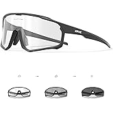 KAPVOE Photochromic Cycling Glasses Men Women Clear Mountain Bike Sunglasses MTB Sports Transition Triathlon Running - K93