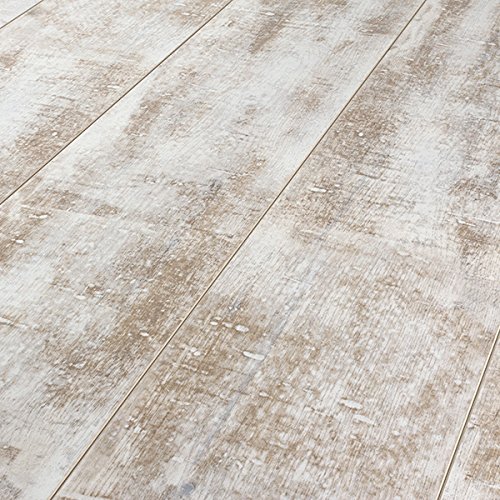 Armstrong Architectural Remnants Antique Structure Milk Paint 12mm Laminate Flooring L3100 SAMPLE