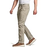 CQR Men's Vent Stretch Pants, Quick Dry Lightweight Casual Cargo Pants, Water Resistant Straight-Fit Utility Work Pants