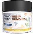 Hemp Gummies 500mg - Max Strength for Adults - Chill, Inflammation, Natural Pain, Restful Sleep (25mg Gummy) - by Hemp and Hand