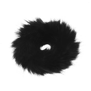 Amazon Com Onpiece Girl Fuzzy Hair Ties Faux Fur Rubber Elastic