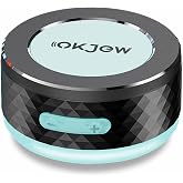 Okjew Bone Conduction Speaker Bluetooth Portable Vibration Speaker RMS 7.5W | with Colorful LED Breathing Lights, Portable Surface-Vibration Speaker, 360&deg; Surround Sound for Home, Outdoor &amp; Party