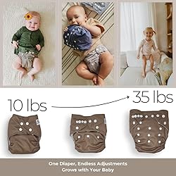 Nora's Nursery Cloth Diapers 7 Pack with 7 Inserts