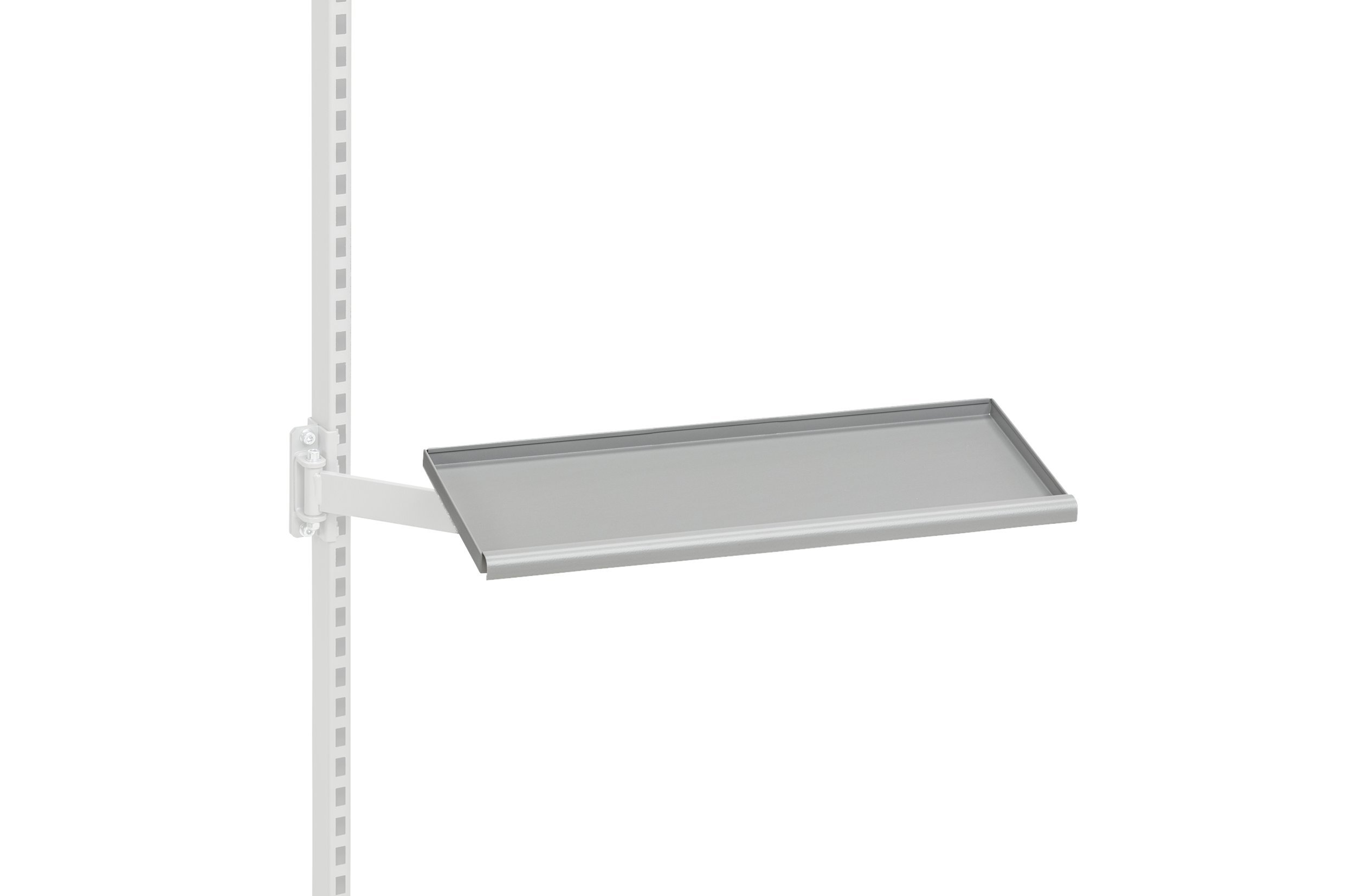 Keyboard Holder for Flexible Arm Grey