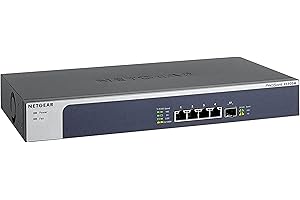 NETGEAR 5-Port 10G Multi-Gigabit Ethernet Unmanaged Switch (XS505M) - with 1 x 10G SFP+, Desktop/Rackmount, and ProSAFE Lifet