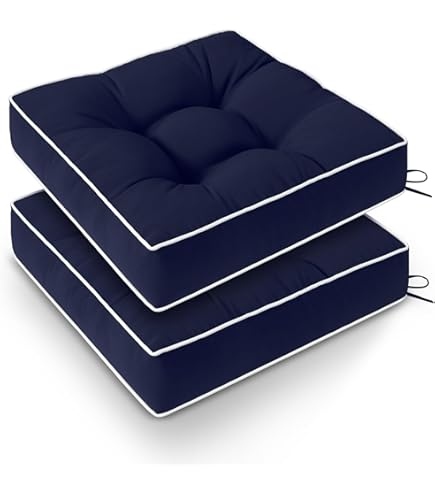 Chair Cushions For Outdoor Furniture YENING 21x21 Memory Foam