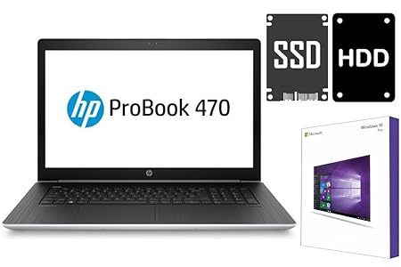 ProBook 470 G5 - Core i7-8550U - 32GB DDR4-RAM - 512GB SSD + 1000GB - 43,9 cm (17,3 Zoll / Full-HD) Business Laptop
