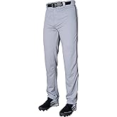 Rawlings | Men’s Semi-Relaxed Full Length Baseball Pants | Piped | Adult Sizes | Multiple Colors