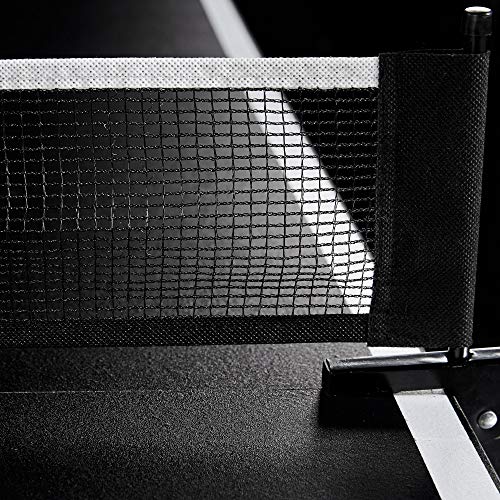 Lancaster 2 Piece Foldable Indoor Table Top Tennis Game Set with Net and Post - Thumbnail 5