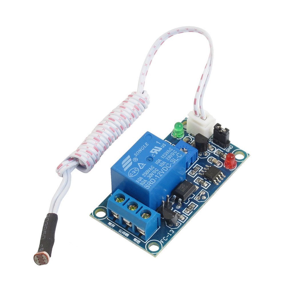 Solu DC 12V Light Sensor Switch Photosensitive Resistance Relay Module