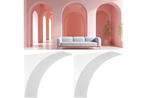 2 Pcs Rounded Doorway Arch Kit 3D DIY Interior Doorway Precurved Drywall