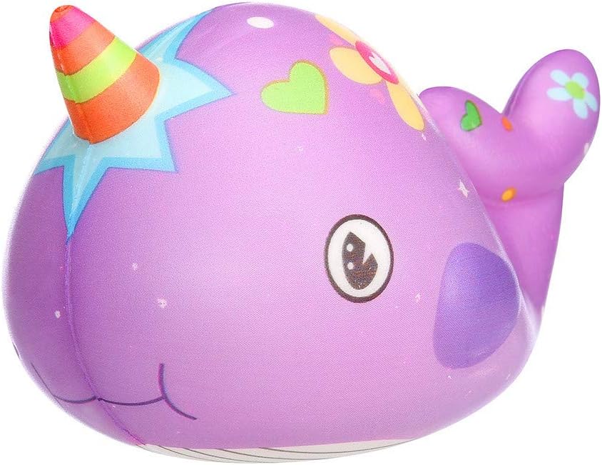 purple narwhal squishy