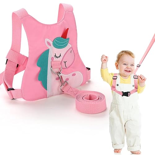 Baby Reins,Safety Toddler Harness,Baby Walking Harness for Toddlers Girls,Baby Walking Reins and Toddler Safety Harness,Suitable for Toddlers Boys and Girls 1-5 Years(Pink)