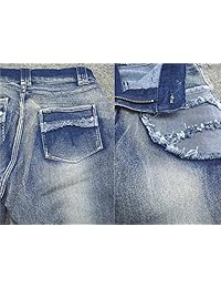AvaCostume para dama decoloración Bell Buttom Flare volantes patas Denim Jeans