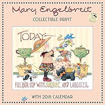 Mary Engelbreit's 35 Years of Ann Estelle Collectible Print with 2018 Wall Calen Mary Engelbreit's 35 Years of Ann Estelle Collectible Print with 2018 Wall Calen