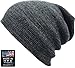 KBETHOS SKIHAT-LONG DGY Solid Plain Beanie Skully Made in USA
