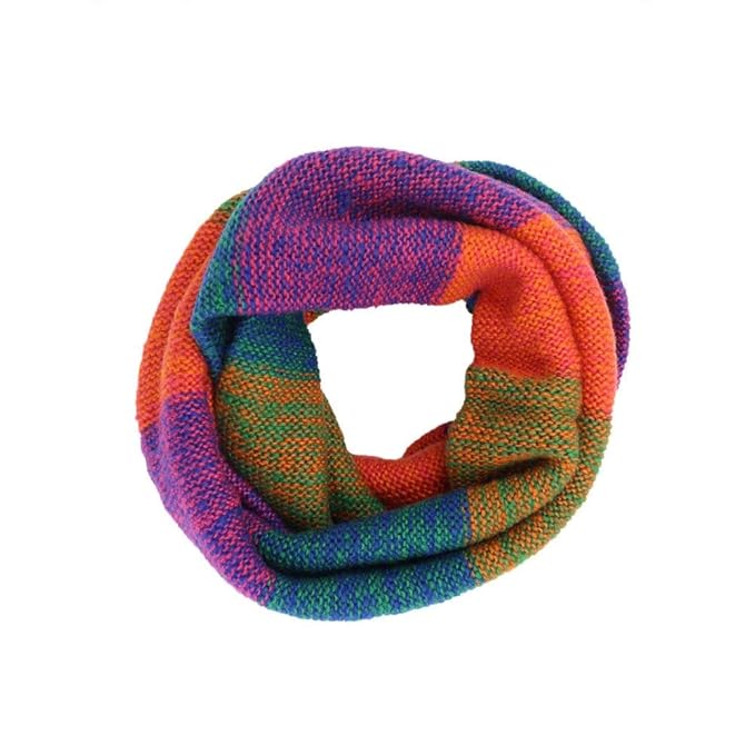 Goodplan Mode damen schal bunte gestrickte hals wickeln runde schal dicke warme kreis (1 stück)