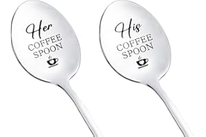 Anniversary Birthday Gift for Husband and Wife Coffee Lovers Gifts for Him Her His Coffee Spoon for Boyfriend and Girlfriend 