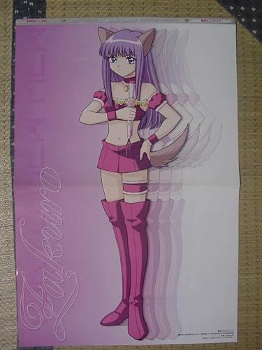 Amazon 東京ミュウミュウ藤原ざくろ おねがいティーチャー風見みずほ 縁川小石 森野苺 Null 両面ピンナップポスター アニメ 萌えグッズ 通販