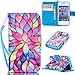 JanCalm iPhone 4S Case,iPhone 4 Case, [Wrist Strap Design][Kickstand] Pattern Premium PU Leather Wallet [Card/Cash Slots] Flip Cover for iPhone 4/4S (3.5 Inch) Including-ONE Crystal Pen (Water Lily)