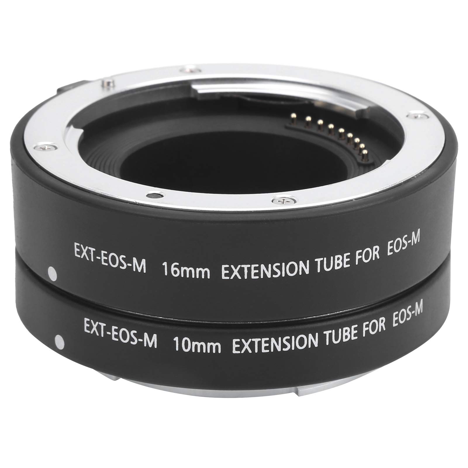 214 10mm + 16mm Metal Macro Autofocus Closeup Extension Tube Adapter Ring Kit, EFM Mount Cameras