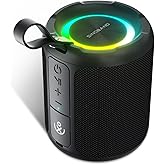 xdobo SINOBAND 3 Kingdoms Portable Bluetooth Speaker Small Bluetooth Speakers Waterproof 20 Hour Playtime Computer Speakers Wireless with RGB Lights for Party/Beach/Home/Outdoor/Birthday Gift