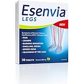 Esenvia Legs Chronic Venous Insufficiency Relief Tablets 34g - Helps Relieves signs and symptoms of Varicose Veins, Spider Ve