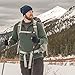 Minus33-100% Merino Wool - Isolation Men’s Midweight Quarter Zip - Warm Pullover - Outdoor Recreation Sweater - No Itch Renewable Fabric - Forest Green - X-Large
