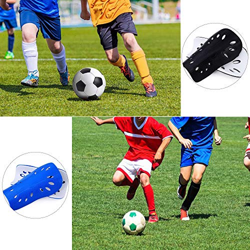 YOURJOY 2 Pack Soccer Shin Pads, Kids Soccer Shin Guards Board, Perforated Breathable & Protective Gear for 3-10 Years Youth, Child,Teenagers, Boys, Girls