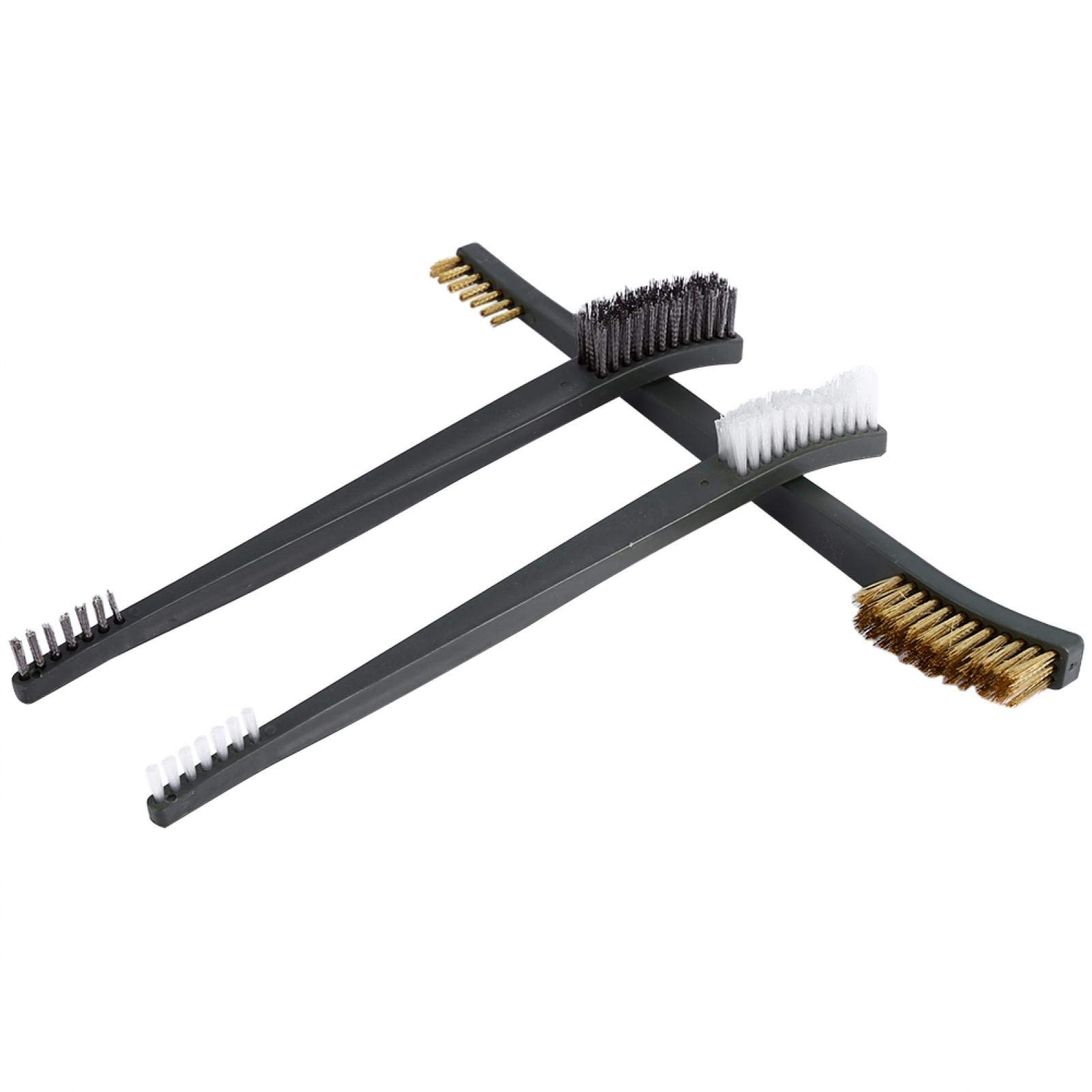 Rifle Cleaning Tool, Gun Cleaner Accessory Double Ended Brush Durable Gun Brush Tool Soft Nylon for Machinery for Polishing