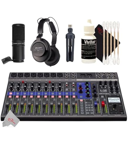 Amazon.com: Zoom LiveTrak L-8 Portable 8-Channel Digital Mixer and