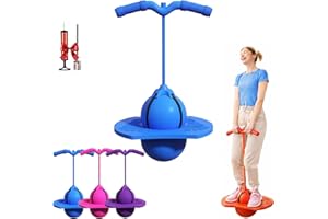 Balance Jumping Ball, 2026 Upgraded Non-Slip Balance Jumping Ball with Handle and Pump, Pogo Jumper Balances Trainer, Indoor 