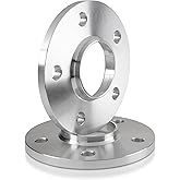 Customadeonly 5x114.3 Wheel Spacers for RSX RL CL TL Prelude CRV CR-Z MDx Pilot S2000 NSX Accord Element TSx, Hubcentric with Lip, 64.1mm Bore (10mm Thick 2pcs) Extended Studs Required