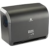 Georgia-Pacific Pacific Blue Ultra 9" Mini Automatic Paper Towel Dispenser by GP PRO (Georgia-Pacific), Black, 54518, 14.1" W x 6.5" D x 11.1" H - New Version