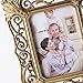 Gift Garden Friends Gift Vintage Picture Frame 5x7 Home Decor for Photo 5 by 7 Inch Gold