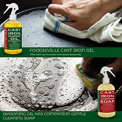 Cast Iron Oil Nonstick Conditioner for Seasoning Skillets,Griddles