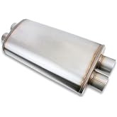 Flowmonster 12599-FM 409Ss Oval Case Absorption Muffler