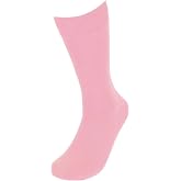 Feraricci Solid Color Casual Dress Socks for Men - Colorful &amp; Comfortable Crew Socks