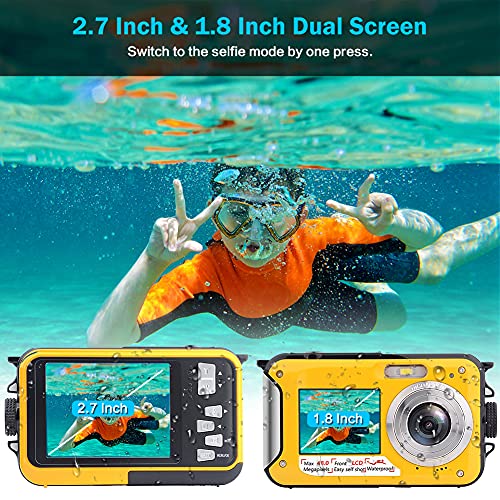 Splash Camera S & P Safe and Perfect Underwater Camera, Waterproof Camera Full HD 2 ...