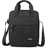 natyrlpog Men's Messenger Bag Shoulder Bag Nylon Business Waterproof Casual Black, Crossbody Bag Lightweight B5 for Work Travel Outdoor